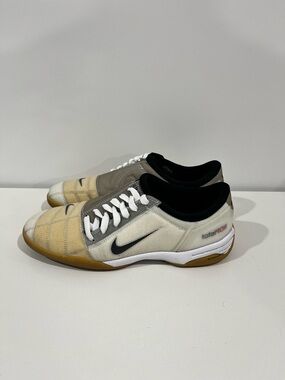 Nike Men’s Indoor Sneakers - White, Beige, Black